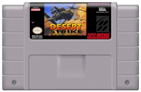 Desert Strike Return to the Gulf Cartridge