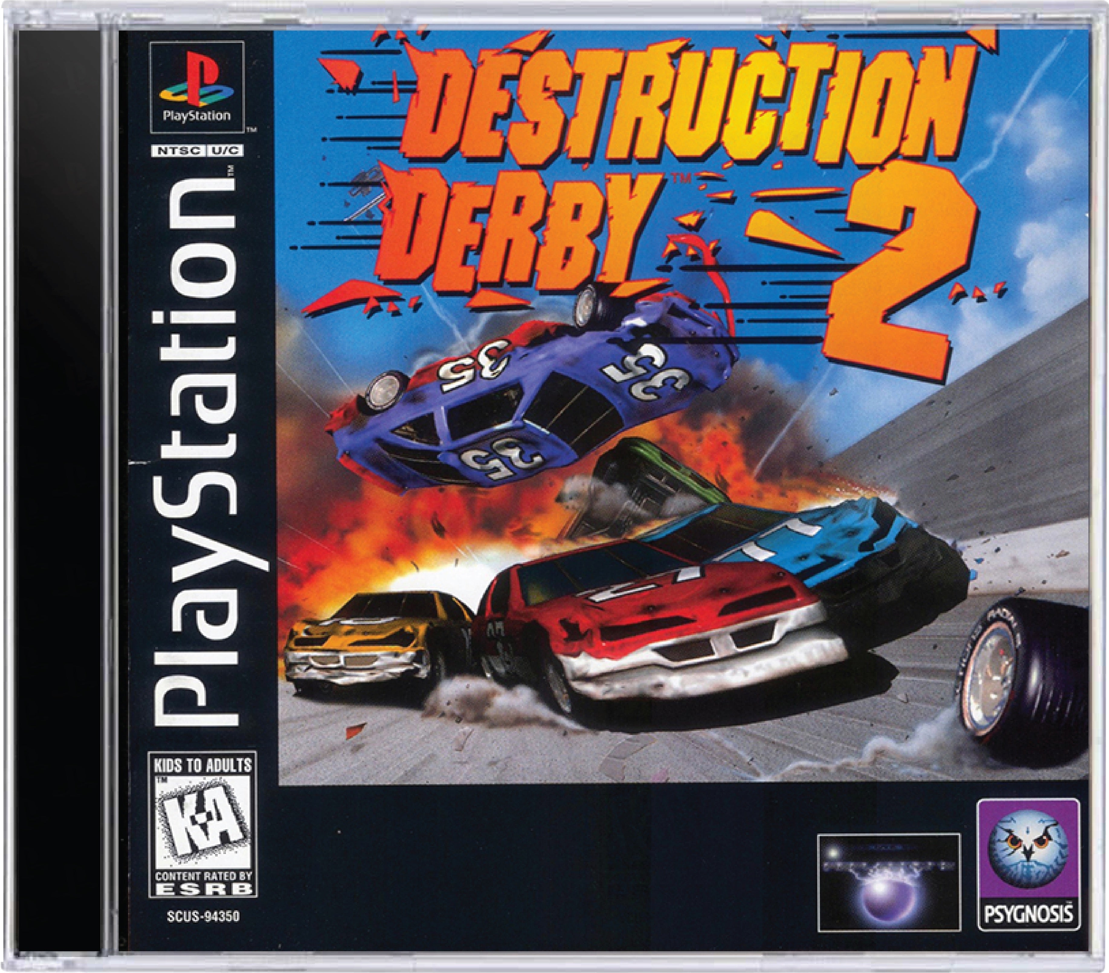 Destruction Derby 2 Cover Art and Product Photo