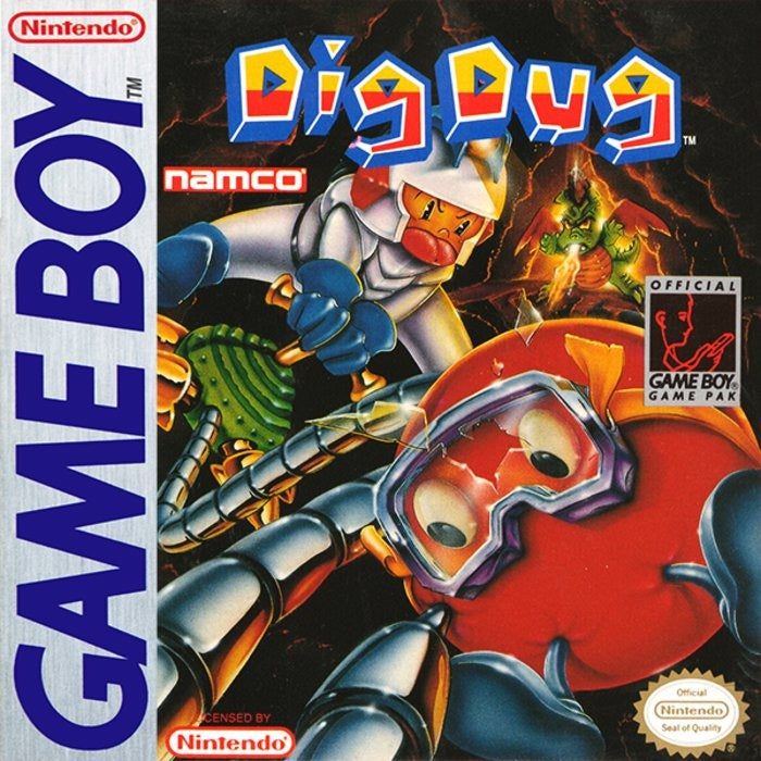 Dig Dug Cover Art