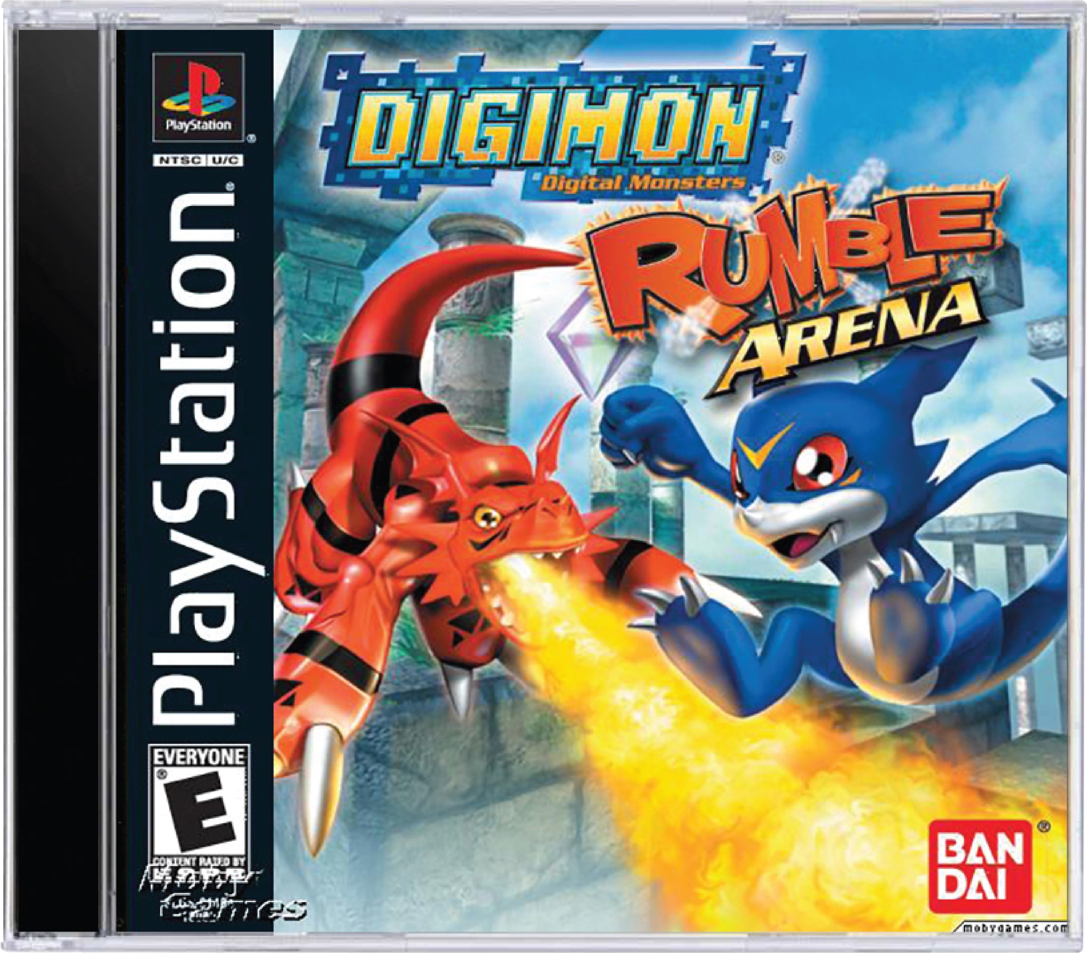 Digimon Rumble Arena Cover Art and Product Photo