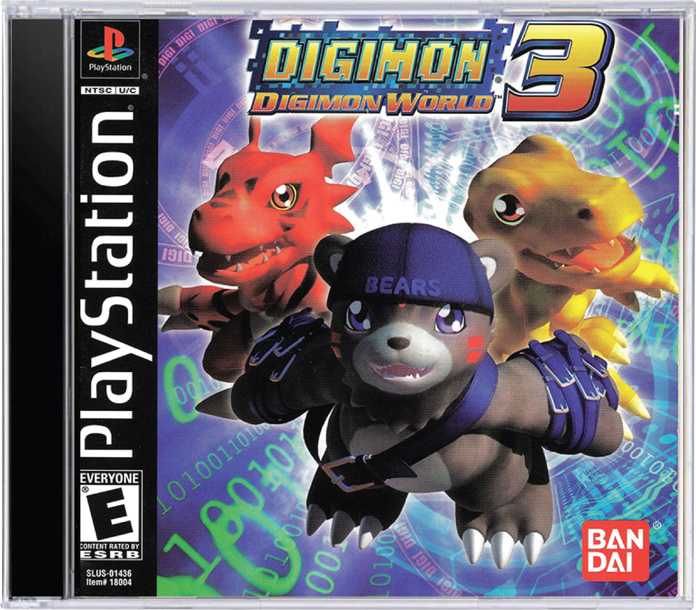 Digemon Ps1 Digimon World 3 for Sony PlayStation 1 (PS1) | TVGC