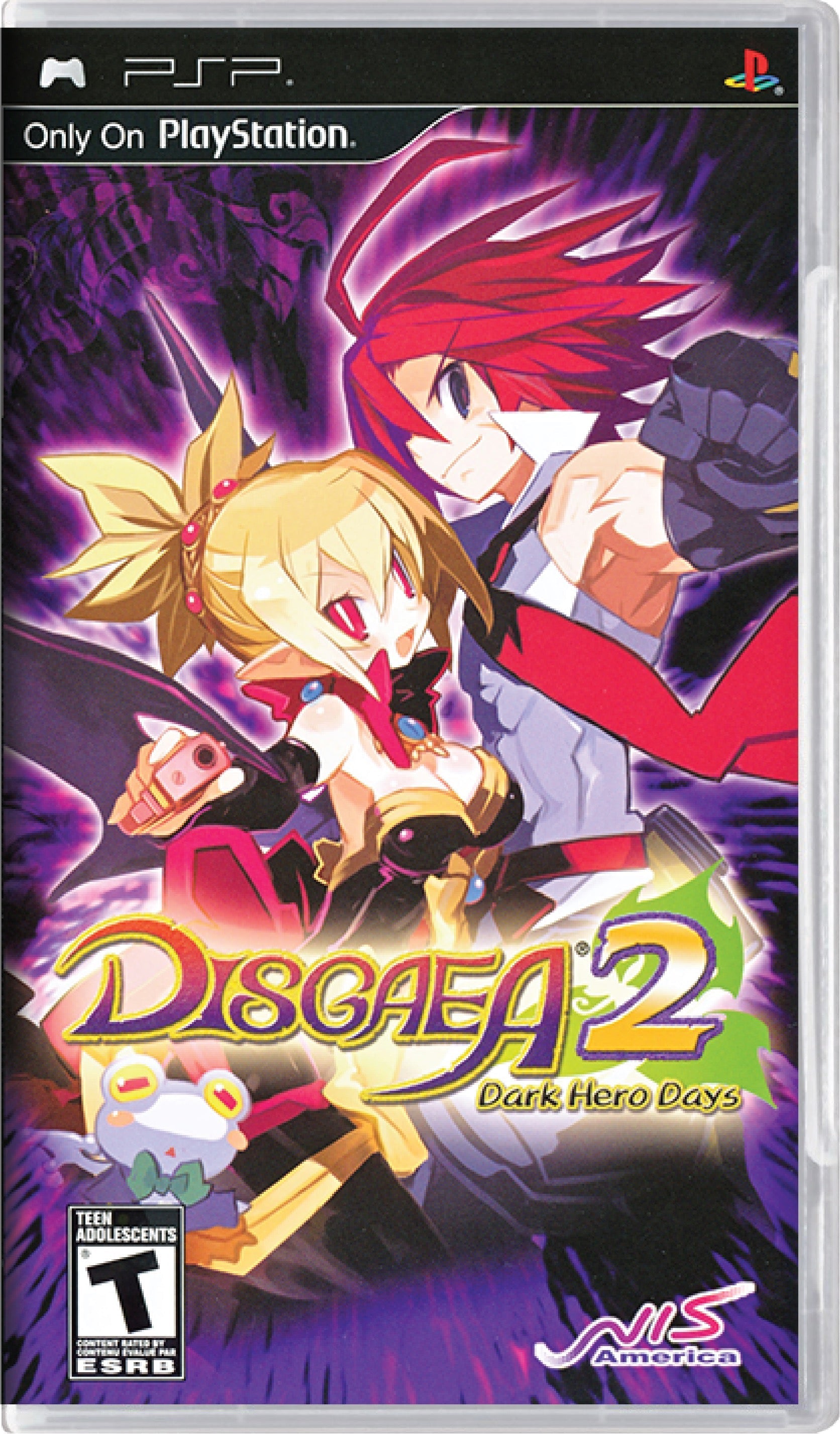 Disgaea 2 Dark Hero Days Cover Art