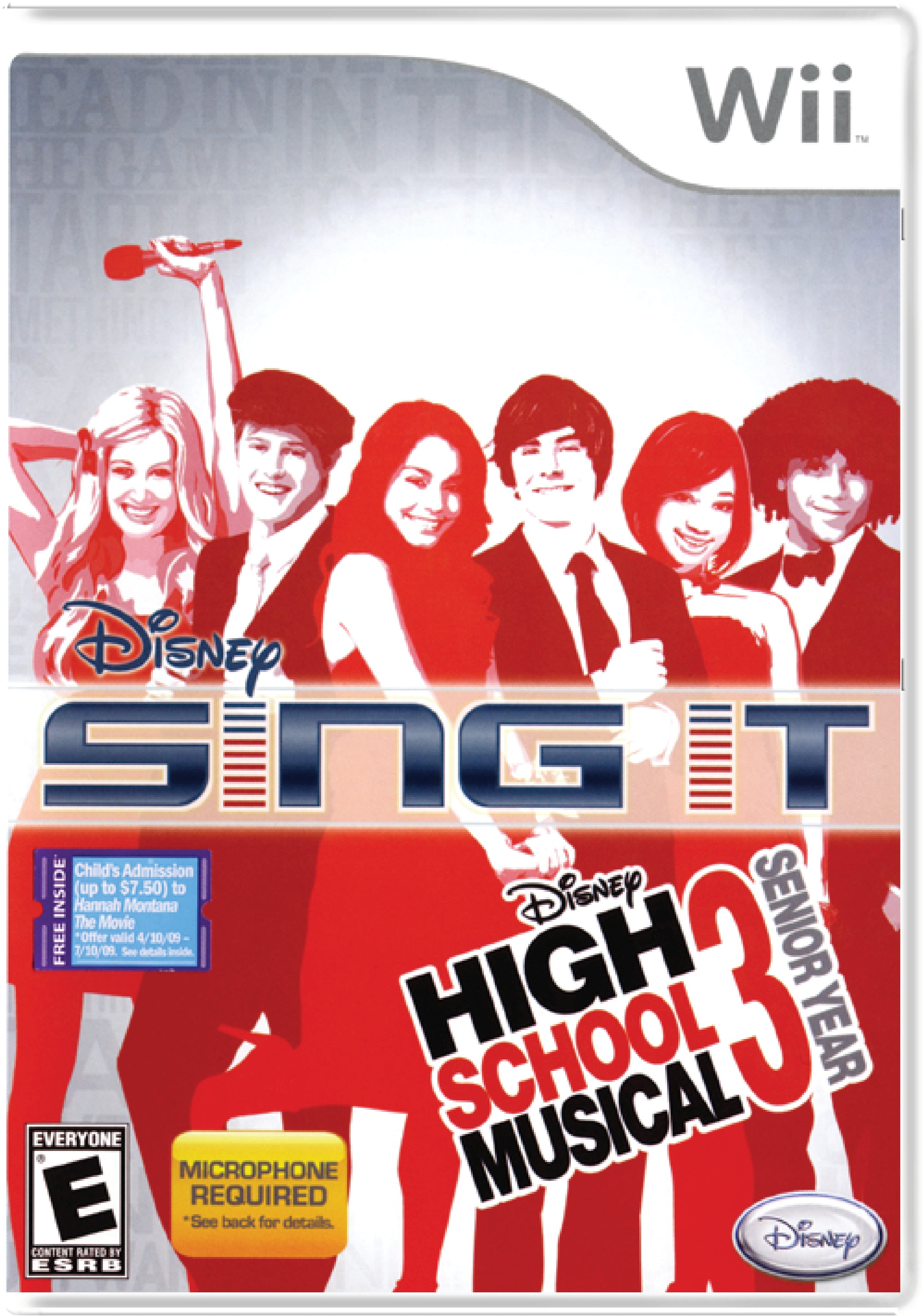 Disney Sing It High School Musical 3 Cover Art