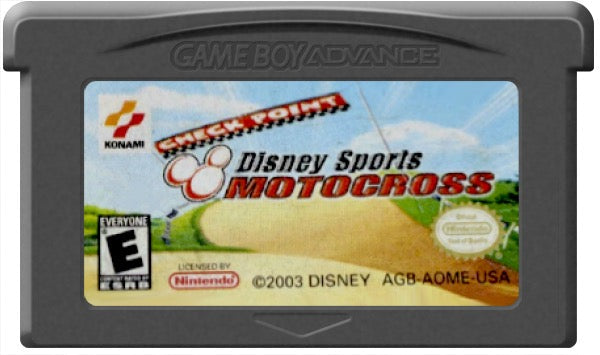 Disney Sports Motocross Cartridge