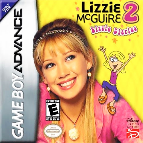 Disney's Lizzie McGuire 2 Lizzie Diaries Game + TV Episode Cover Art