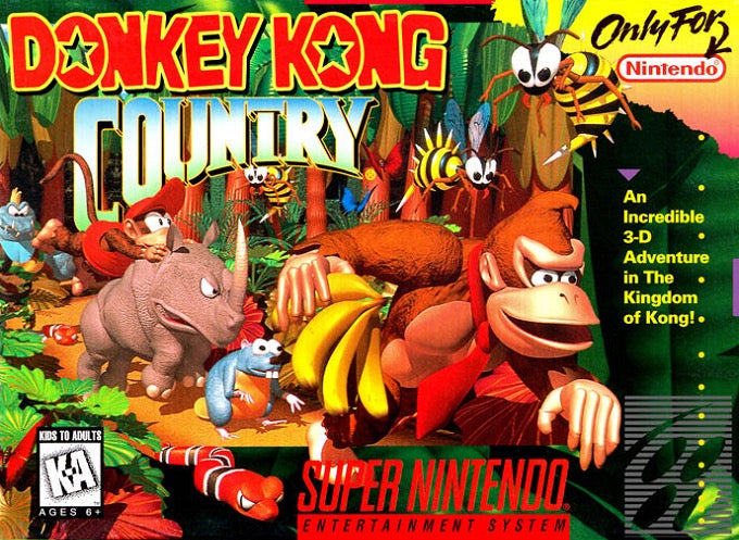 Donkey Kong Country Cover Art
