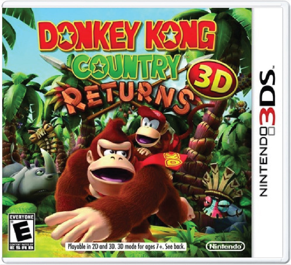 Donkey Kong Country Returns 3D Cover Art