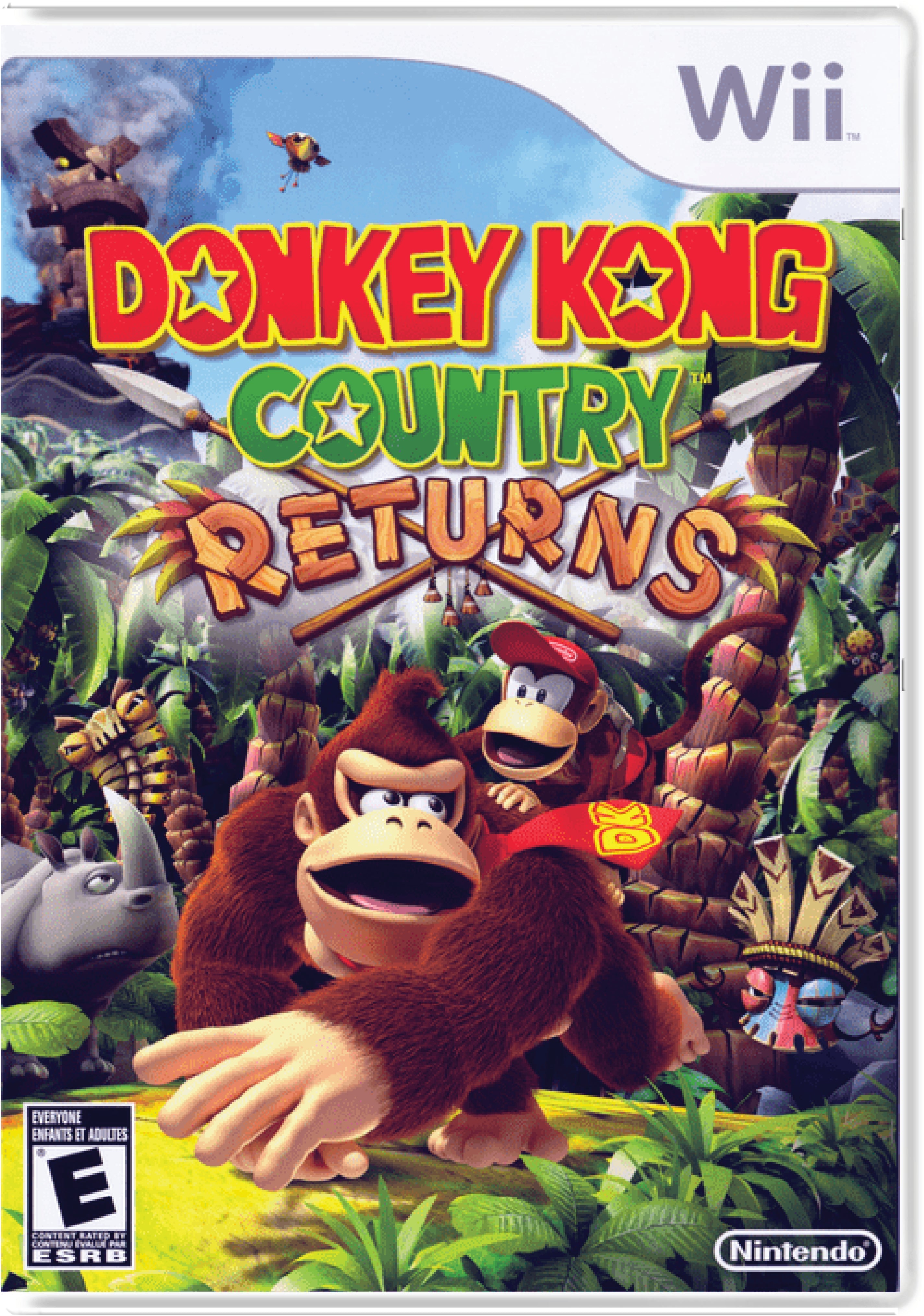 Donkey Kong Country Returns Cover Art