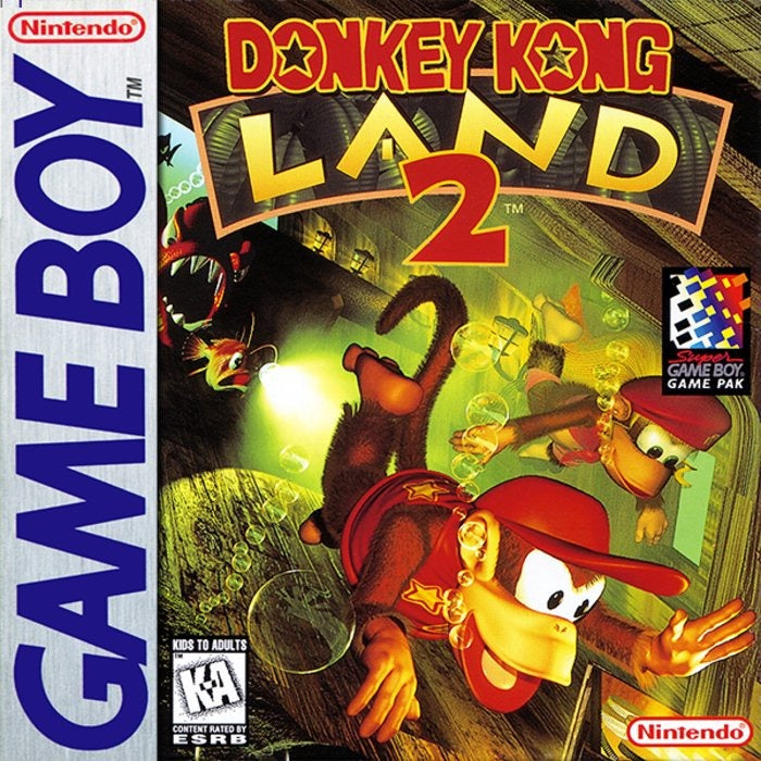 Donkey Kong Land 2 Cover Art