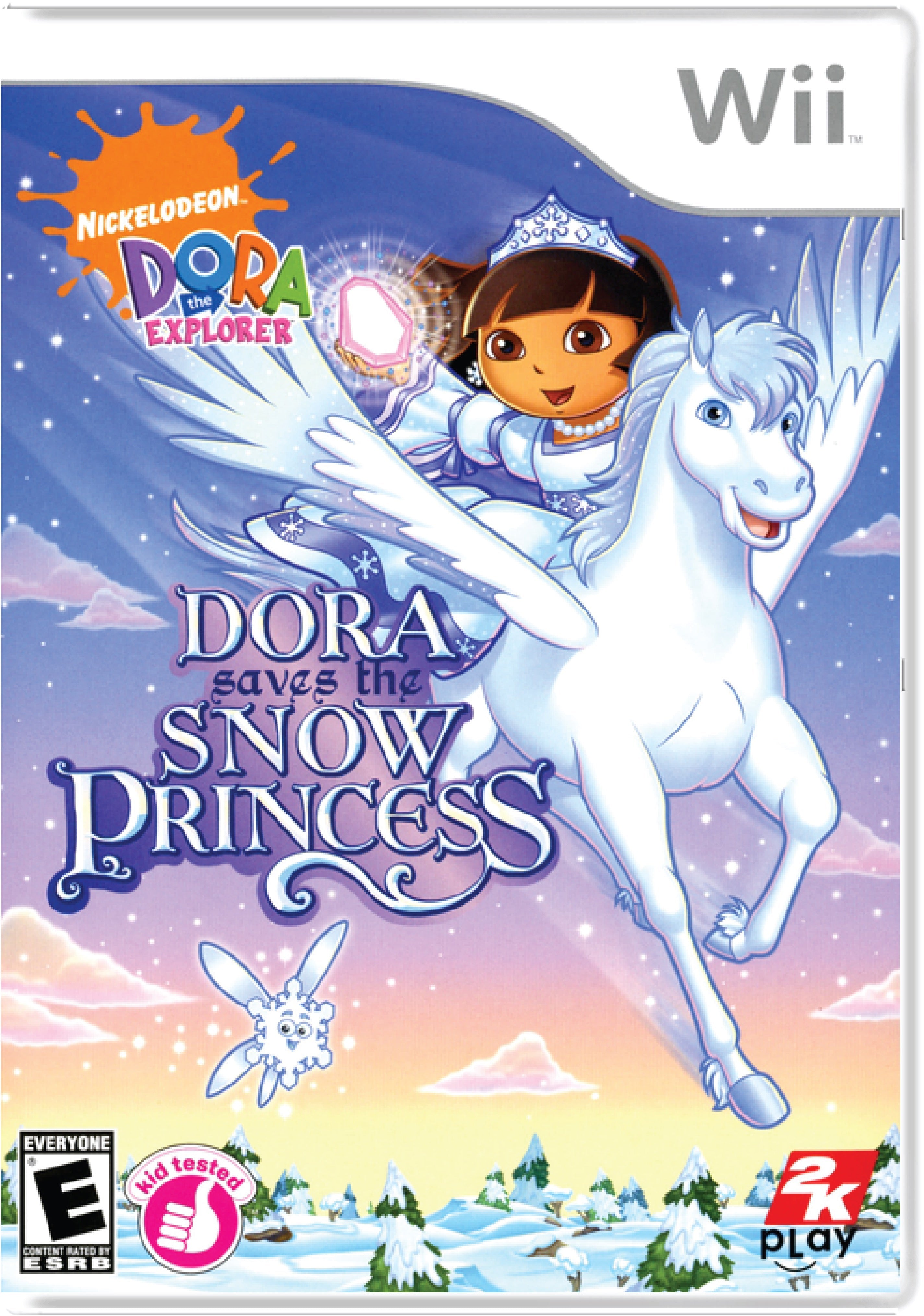 Dora the Explorer Dora Saves the Snow Princess Cover Art