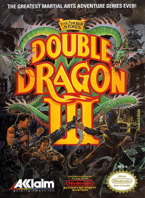 Double Dragon III The Sacred Stones - Nintendo NES