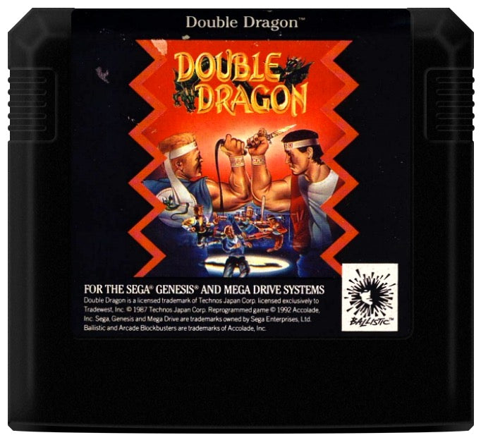 Double Dragon Cartridge