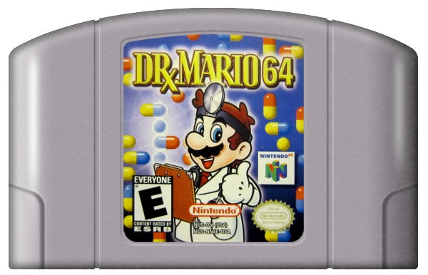 Dr. Mario 64 Cover Art and Product Photo