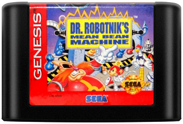 Dr Robotnik's Mean Bean Machine Cartridge