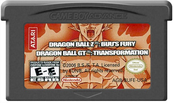 Dragon Ball Z Buu's Fury and GT Transformation Cartridge