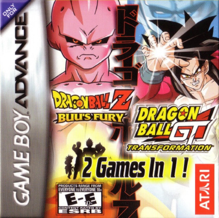 Dragon Ball Z Buu's Fury and GT Transformation Cover Art