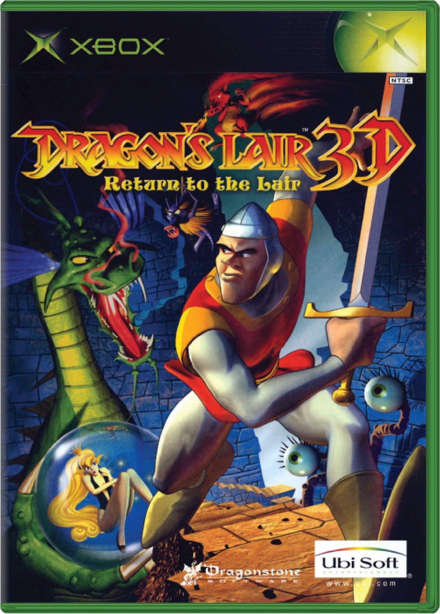 Dragon's Lair 3D Cover Art