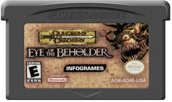 Dungeons & Dragons Eye of the Beholder Cartridge