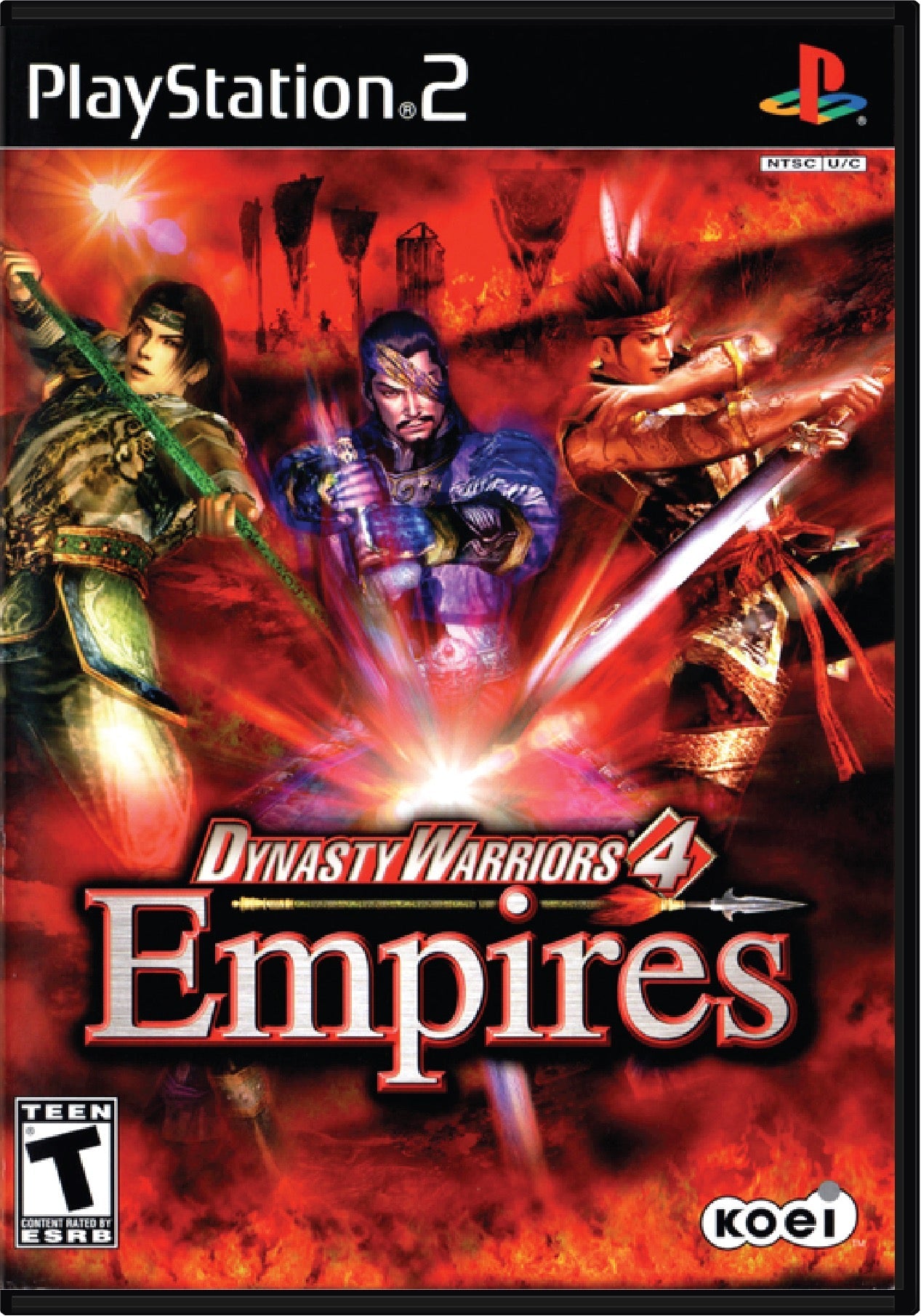 Dynasty Warriors 4 Empires Cover Art and Product Photo