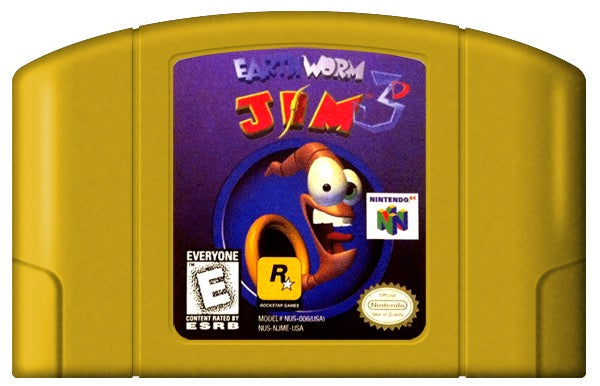 Earthworm Jim 3D Cover Art and Product Photo