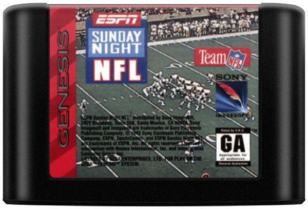 ESPN Sunday Night NFL Cartridge