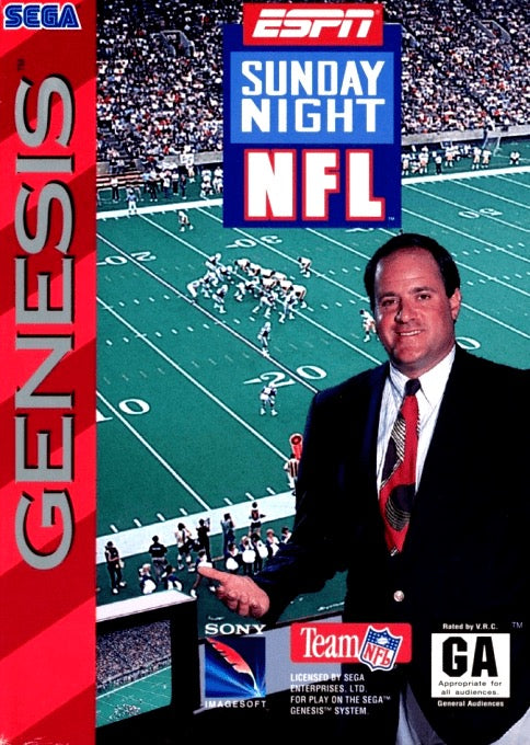ESPN Sunday Night NFL Cover Art