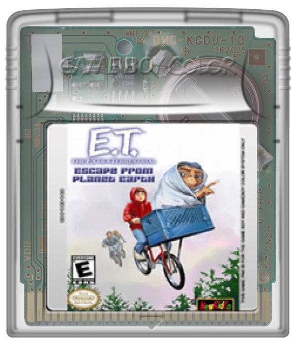 ET the Extra Terrestrial Escape from Planet Earth Cartridge