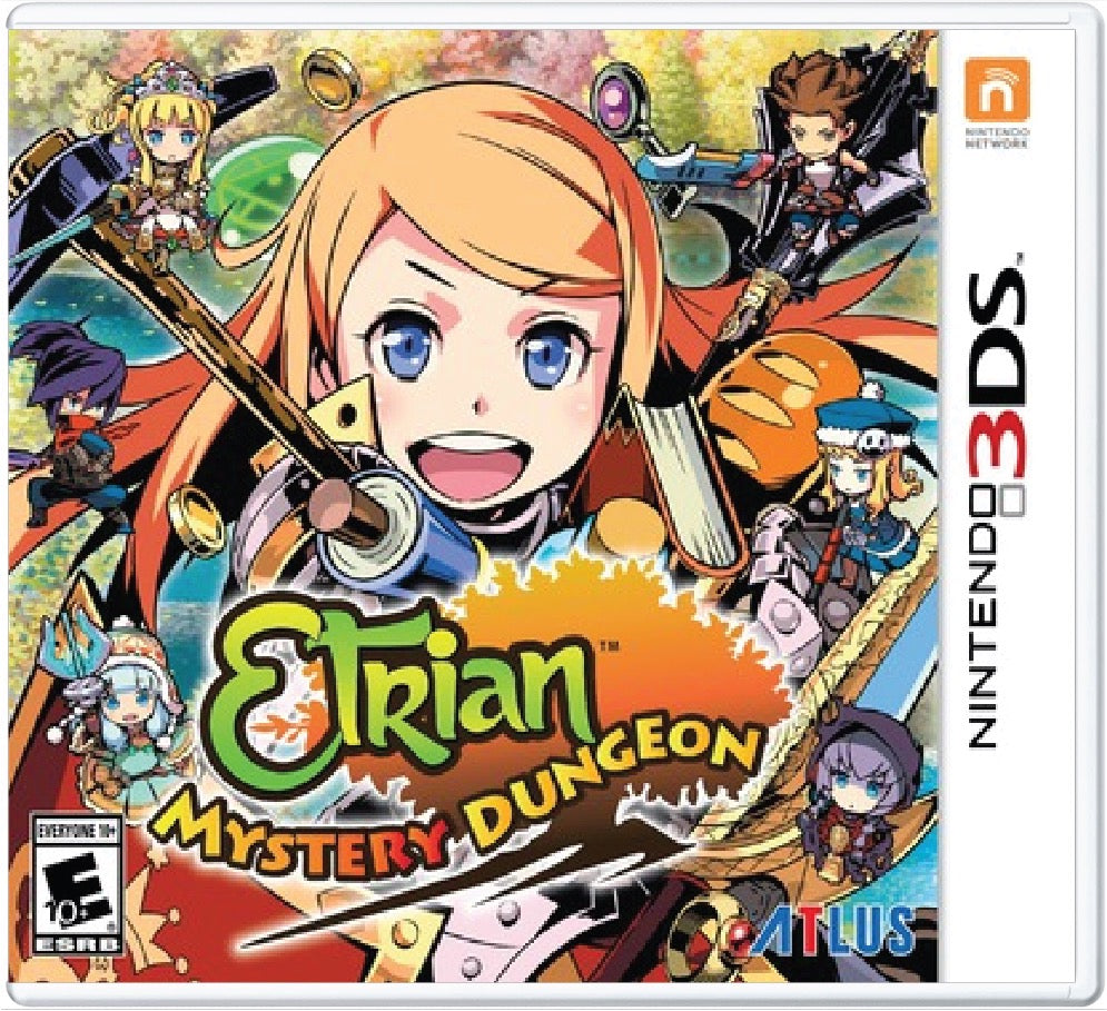 Etrian Mystery Dungeon Cover Art