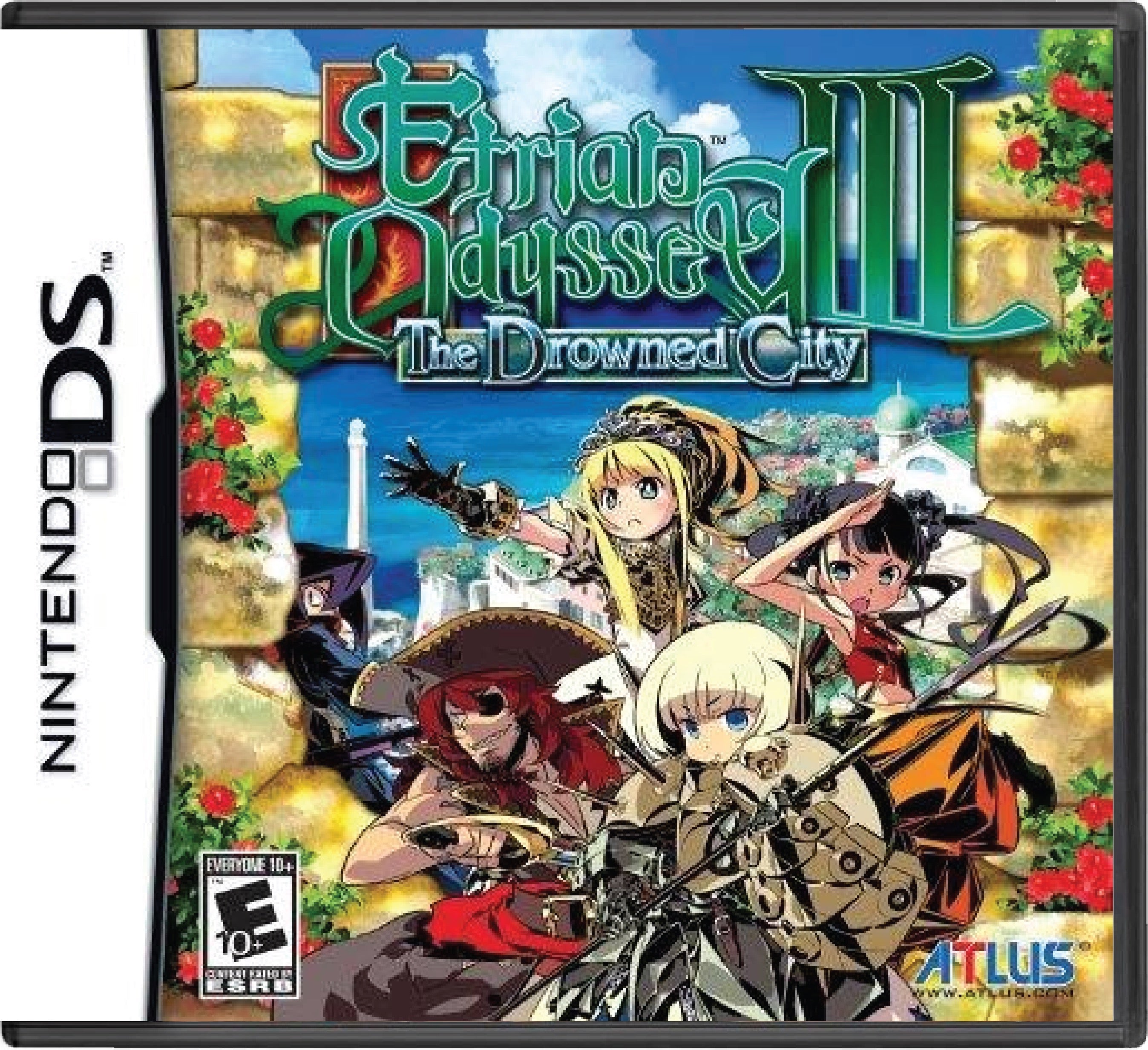 Etrian Odyssey III The Drowned City Cover Art