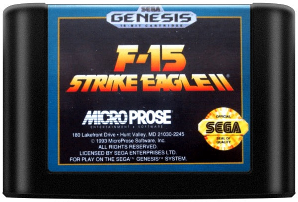 F-15 Strike Eagle II Cartridge