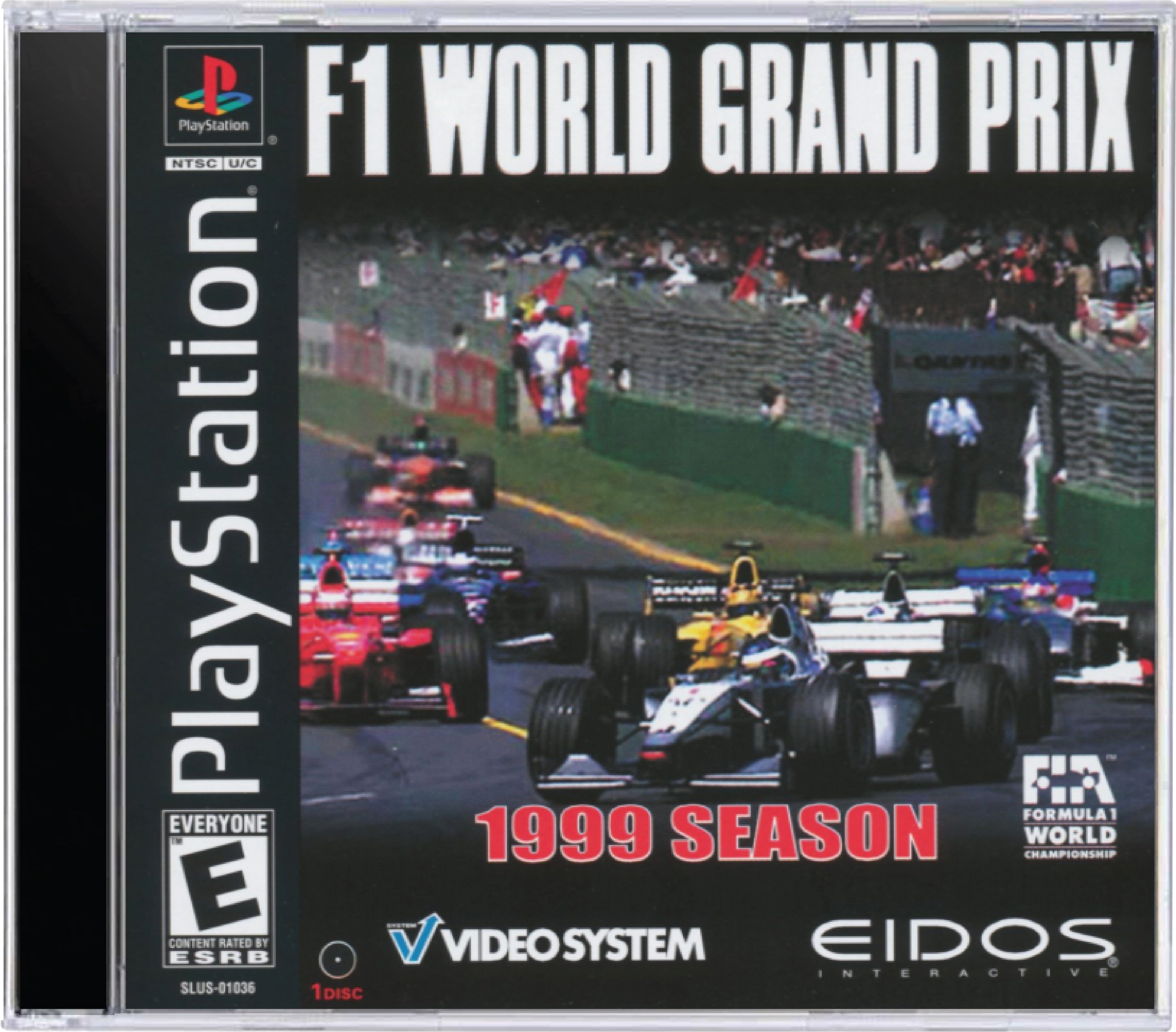 F1 World Grand Prix 1999 Cover Art and Product Photo