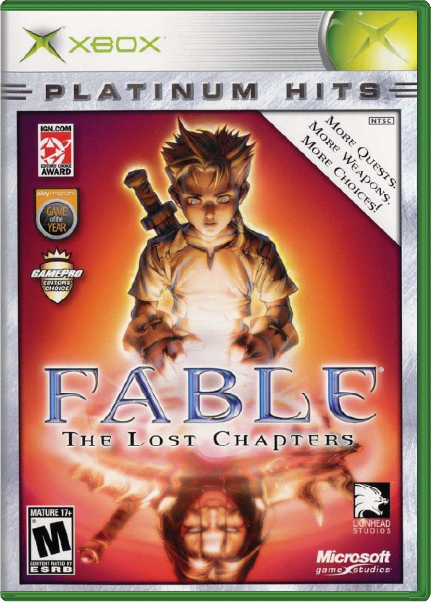 Fable the Lost Chapters Cover Art