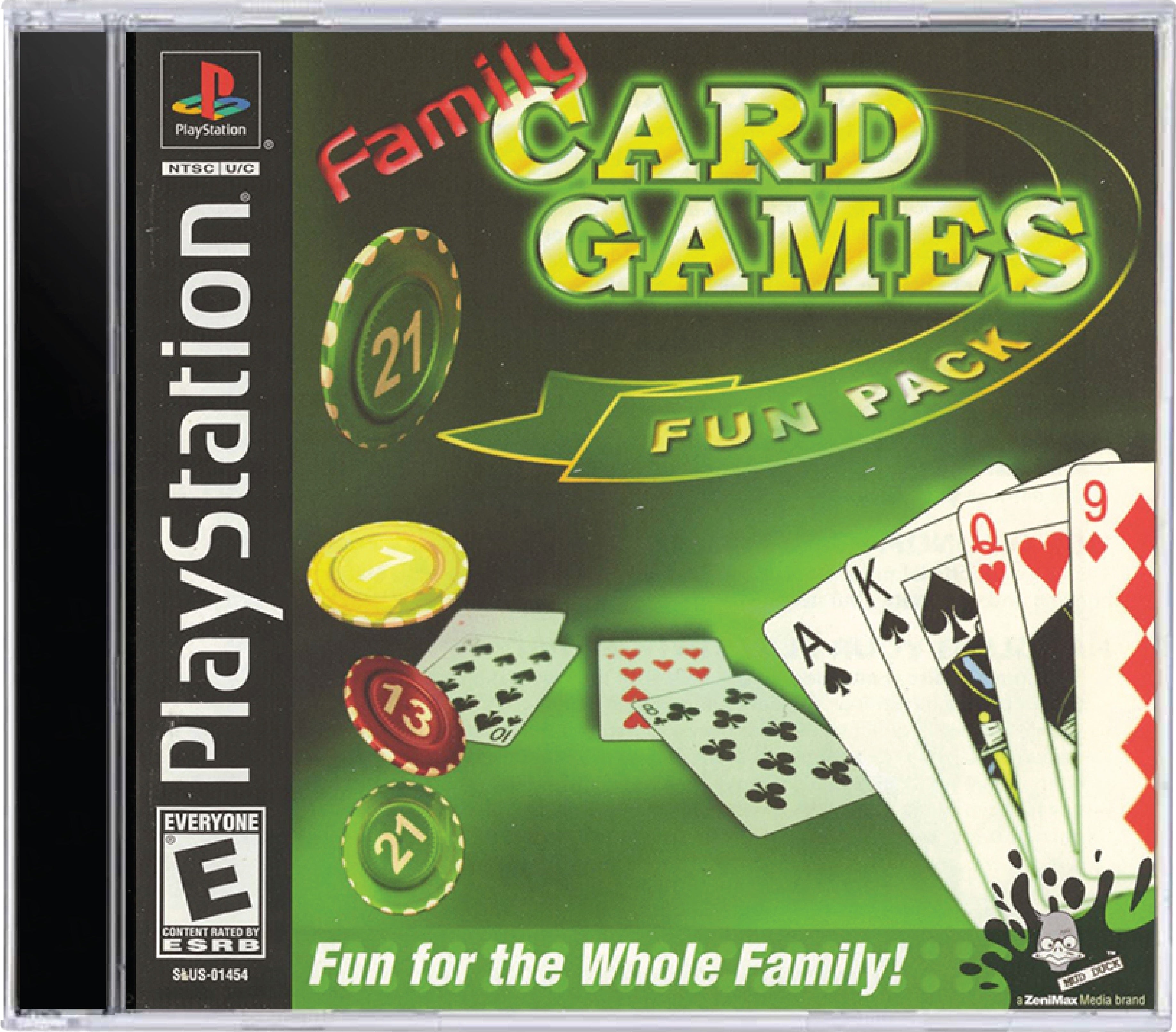 Family Card Games Fun Pack Cover Art and Product Photo