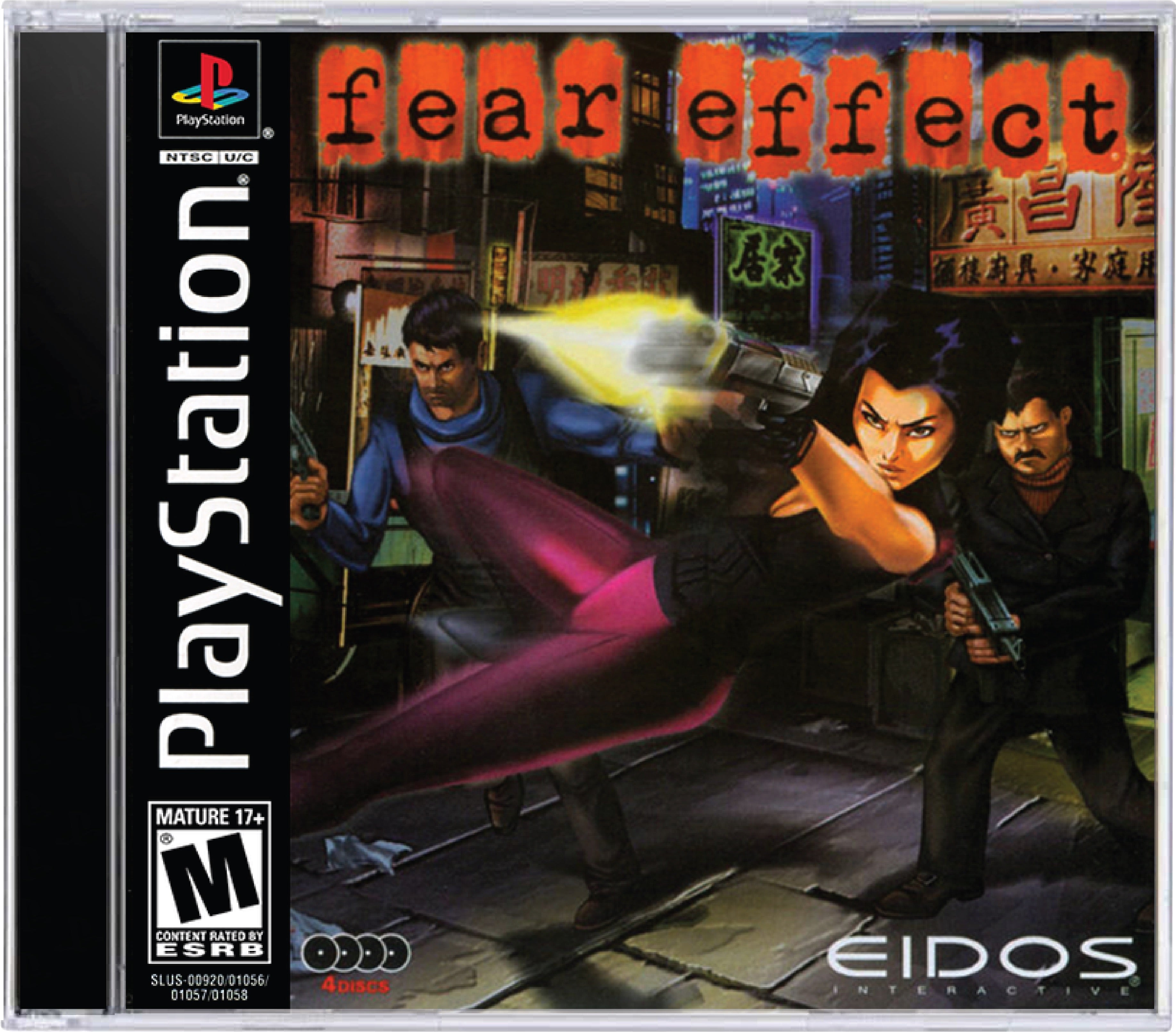 Fear Effect Cover Art and Product Photo