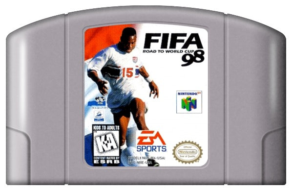 FIFA Road to World Cup 98 Cover Art and Product Photo