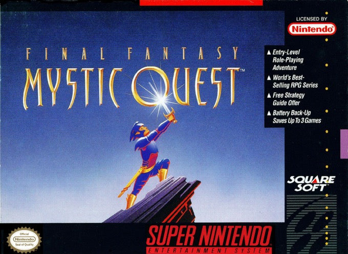 Final Fantasy Mystic Quest Cover Art