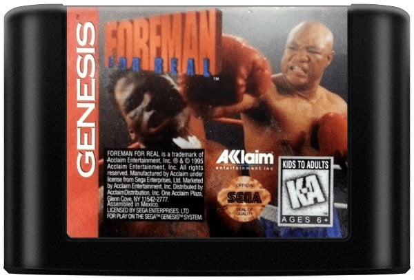 Foreman For Real Cartridge