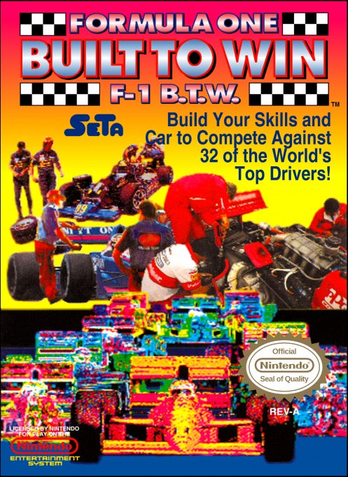 Formula One Built To Win - Nintendo NES