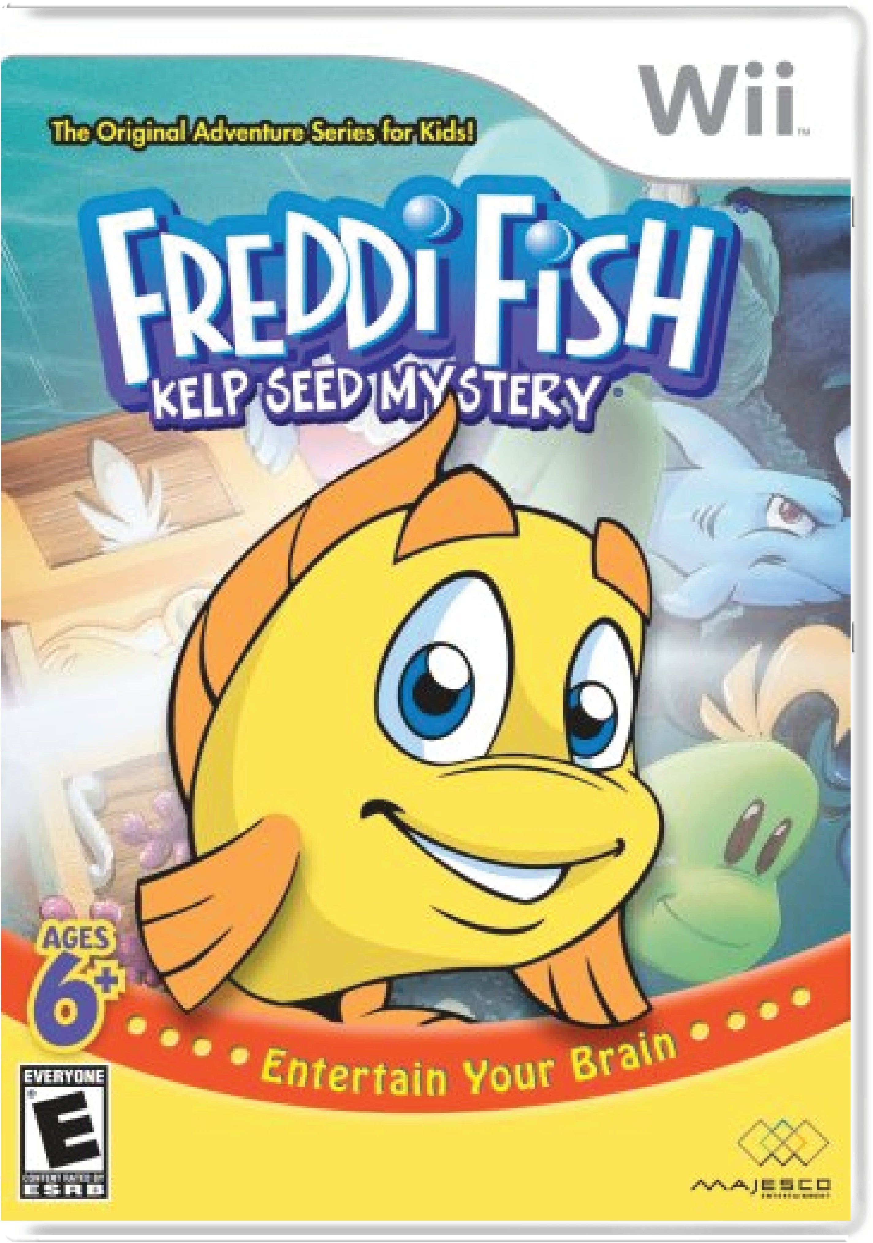Freddi Fish Kelp Seed Mystery Cover Art