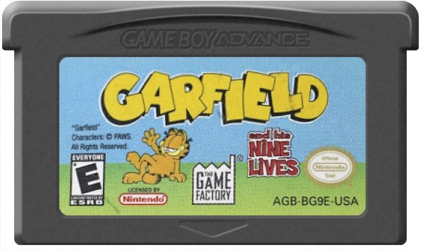 Garfield And His Nine Lives Cartridge