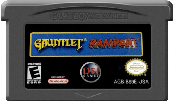 Gauntlet and Rampart Cartridge
