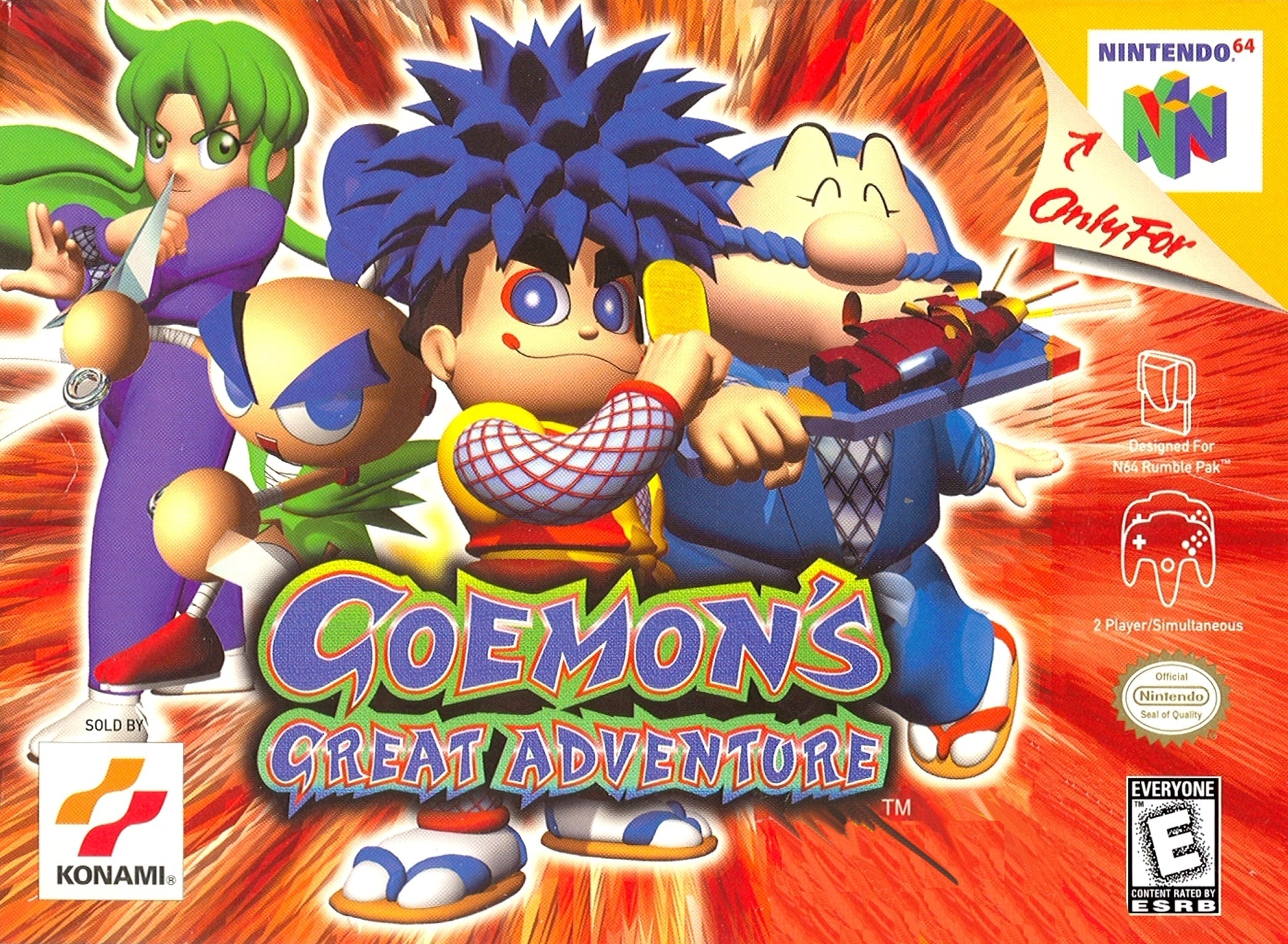 Goemon's Great Adventure - Nintendo N64