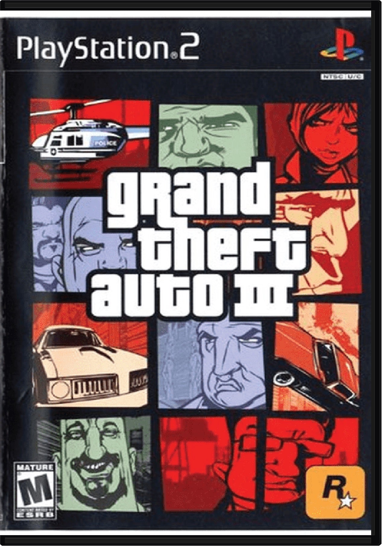 Grand Theft Auto GTA III Cover Art and Product Photo