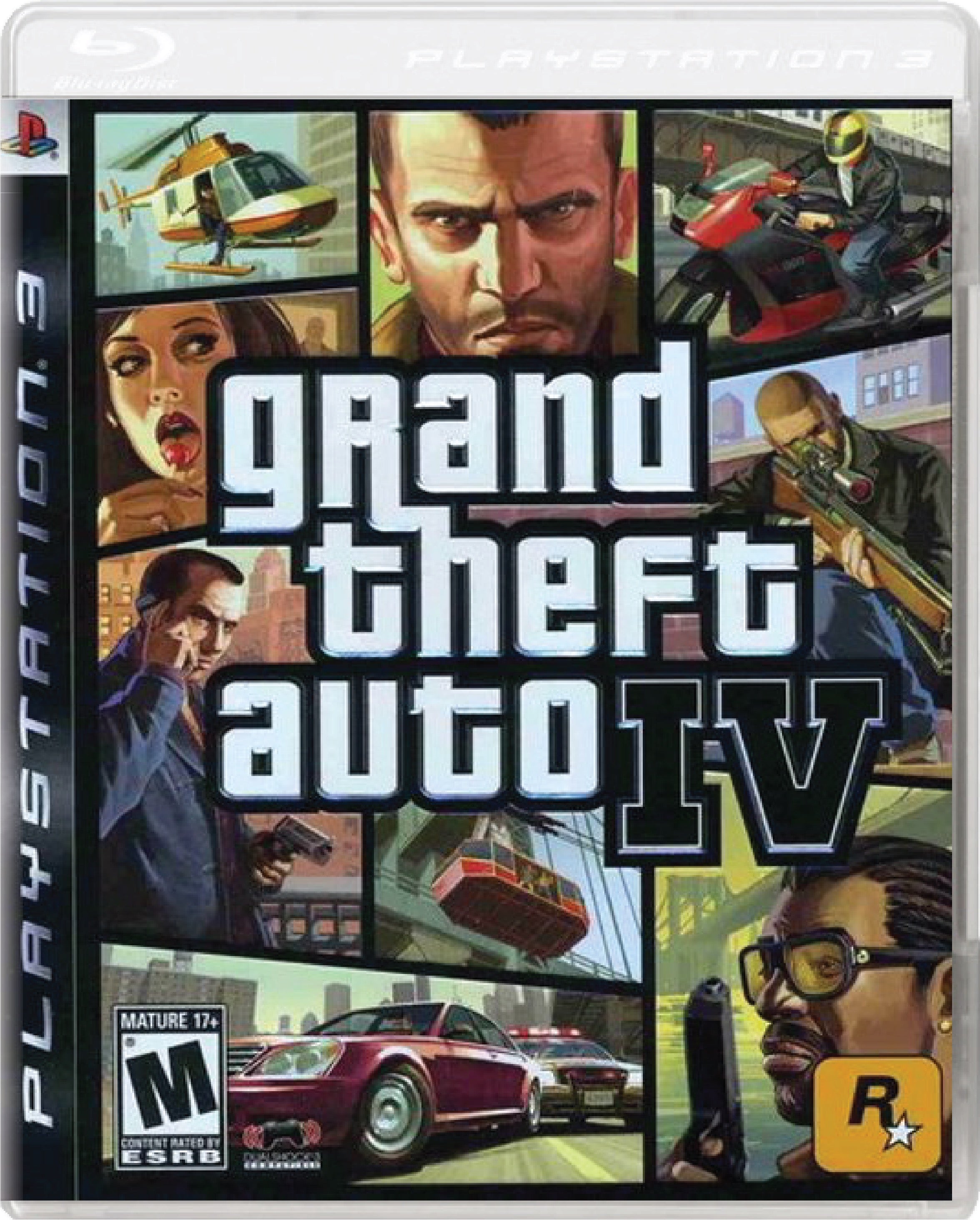 Grand Theft Auto GTA IV for Sony PlayStation 3 (PS3)