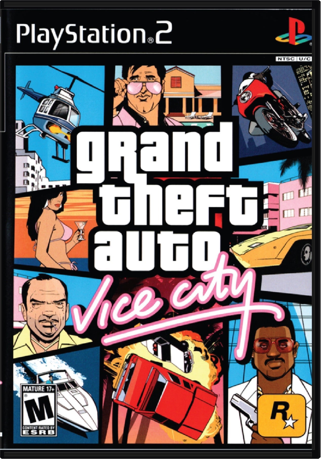 Grand Theft Auto GTA Vice City Cover Art and Product Photo
