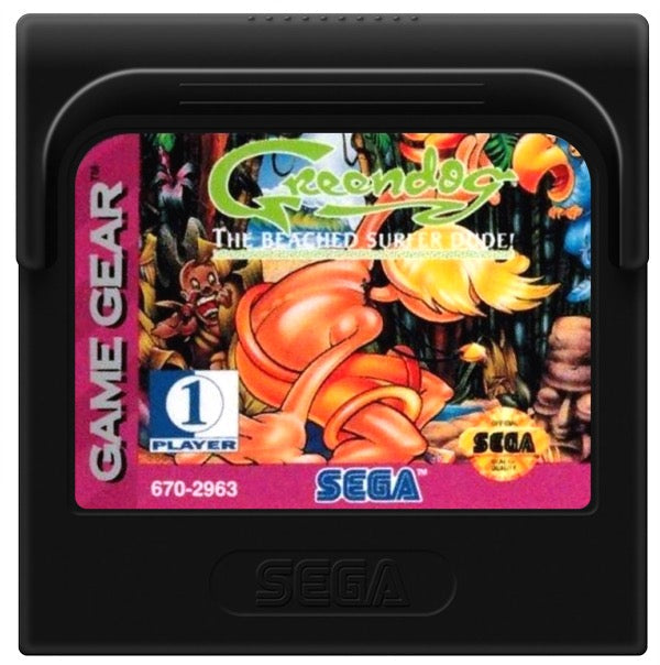 gear dude Greendog the Beached Surfer Dude for Sega Game Gear