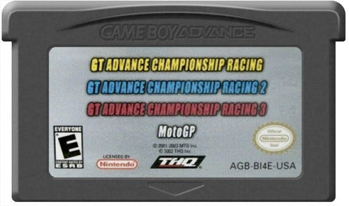 GT Advance Racing 4 Pack for Nintendo Game Boy Advance | TVGC