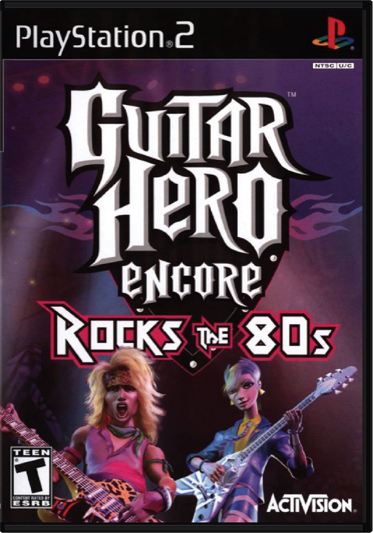 Guitar Hero Encore Rocks the 80's Cover Art and Product Photo