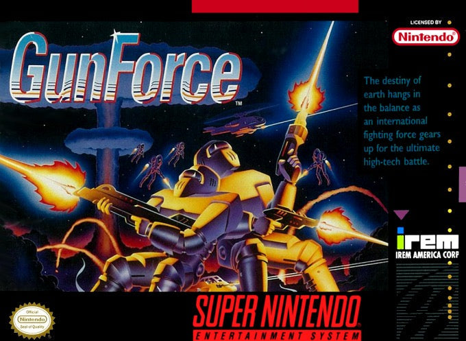 Gunforce Cover Art