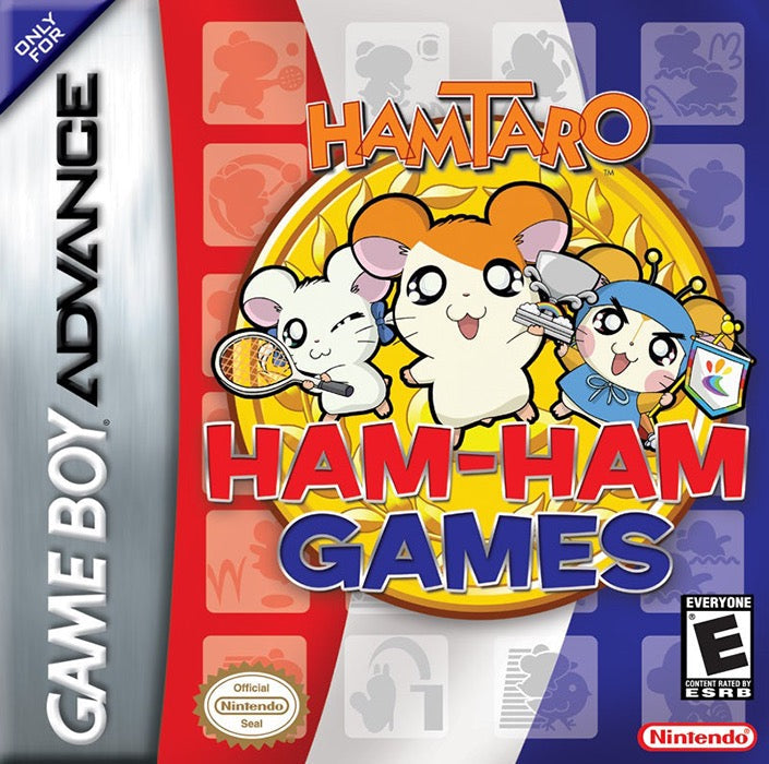 Hamtaro Ham-ham Games Cover Art